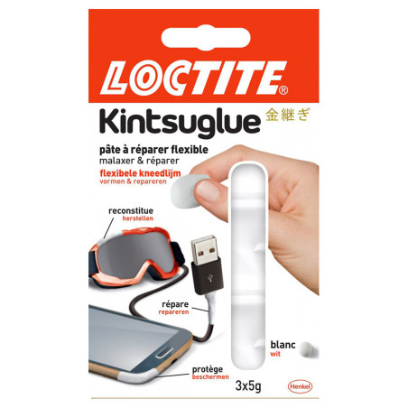 Pâte à réparer Kintsuglue blanc Loctite