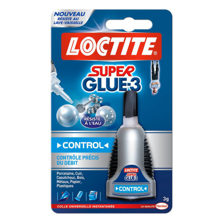 Colle Super Glue 3 Control Loctite 3g