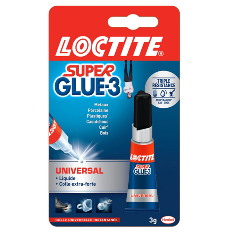 LOCTITE - Super Glue 3 XXL 20g - La colle Loctite Super Glue 3 XXL est une  colle conçue pour pouvo - Livraison gratuite dès 120€