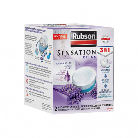 RUBSON - Rubson 2 recharges absorbeur d'humidité Sensation Relax