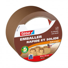 Tesa - Ruban adhésif d'emballage - Fragile - 50 mm x 66 m Pas Cher