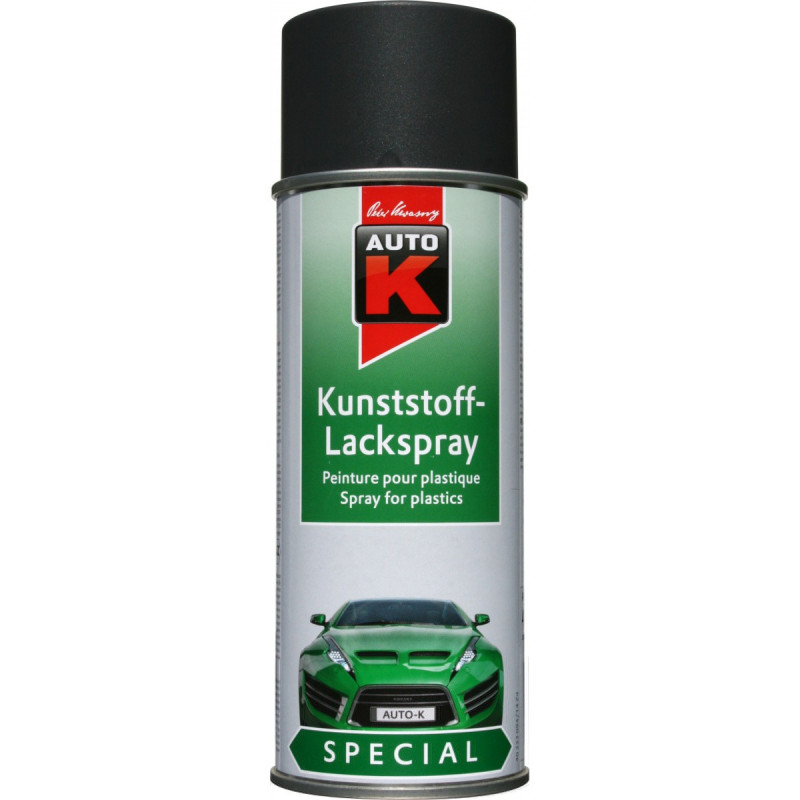 Peinture spécial plastique anthracite Auto-K 400ml - habill auto