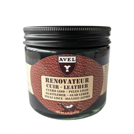 Baume cuir rénovateur noir 275ml Avel