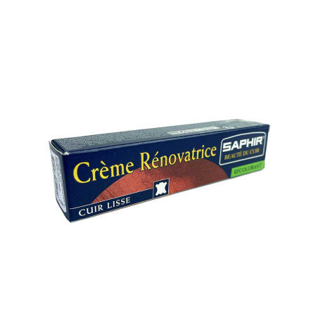 Crème rénovatrice cuir marron clair 25ml Saphir