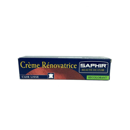 Crème rénovatrice cuir vert foncé 25ml Saphir