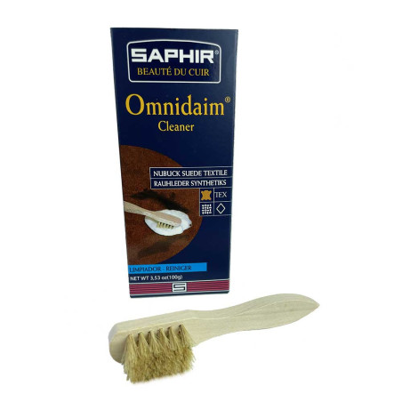 Nettoyant Daim Nubuck Omnidaim incolore 100ml Saphir