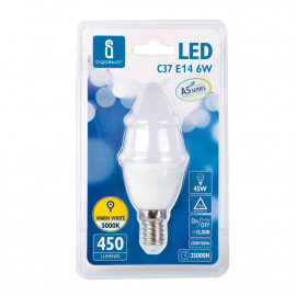 Ampoule LED flamme coup de vent E14 5.5w idéale pour vos lustres et  appliques