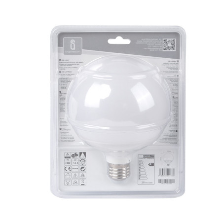 Ampoule LED E27 Sphérique 20W (équivalent 104W) - Blanc chaud