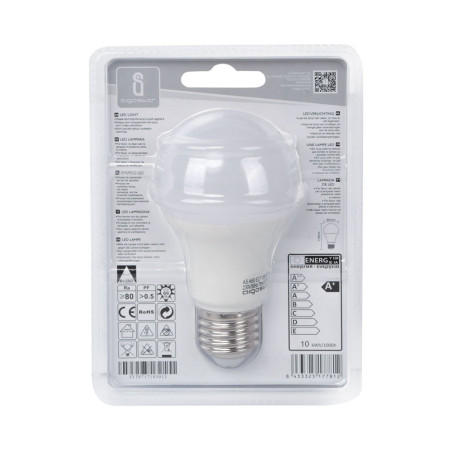 Ampoule LED E27 Standard 10W (équivalent 60W) - Blanc chaud