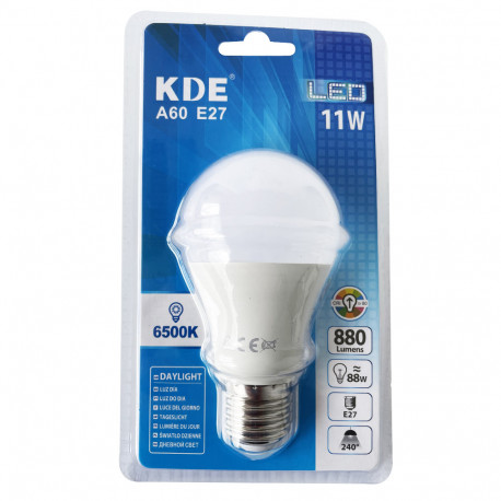 Ampoule Couleur LED E27 3W, Équivalent Incandescence 30W, 250LM AC