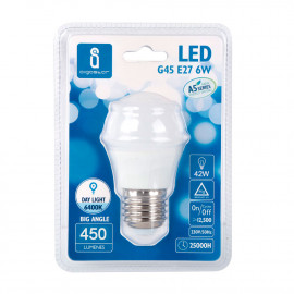 Ampoule LED GU10 Spot 6W (équivalent 38W) - Blanc froid