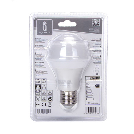 Ampoule LED E27 Standard 8W (équivalent 70W) - Blanc froid