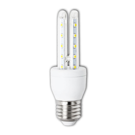 Ampoule LED E27 Tube 6W (équivalent 39W) - Blanc chaud