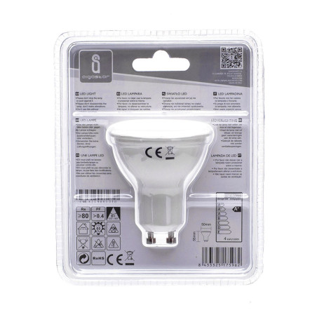 Ampoule LED GU10 Spot 4W (équivalent 26W) - Blanc froid