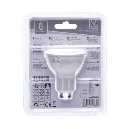 Ampoule LED GU10 Spot 6W (équivalent 38W) - Blanc froid