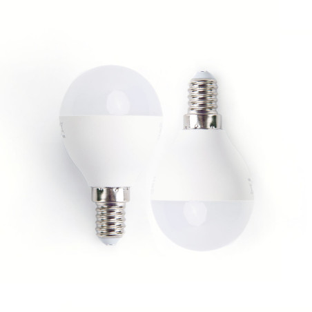 Lot 2 ampoules LED E14 Standard 9W (équivalent 55W) - Blanc froid