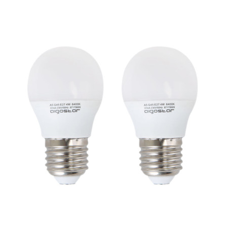 Lot 2 ampoules LED E27 Standard 7W (équivalent 45W) - Blanc froid