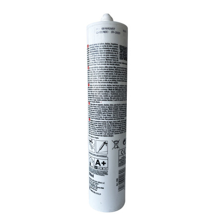 Mastic silicone joints salle de bain & cuisine blanc 280ml