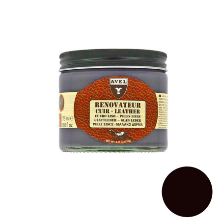 Baume cuir rénovateur marron foncé 275ml Avel