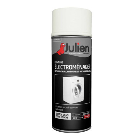 Peinture aérosol peinture electroménager brillant Julien 400ml