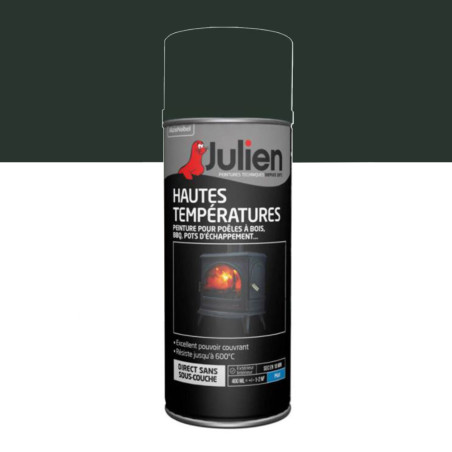 Aérosol haute temperature gris fonte métal Julien 400ml