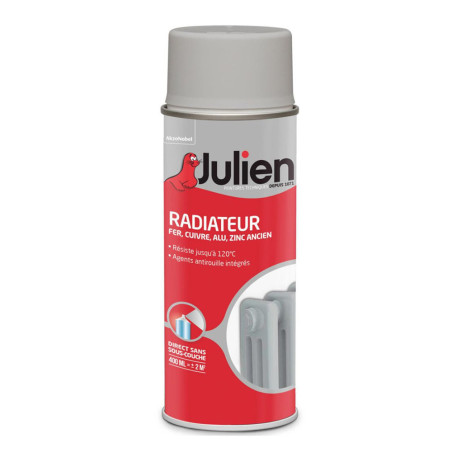 Aérosol radiateur gris béton satin Julien 400ml