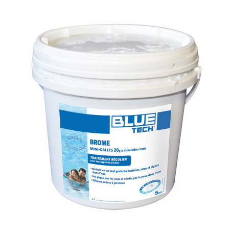 Seau brome mini galets 20g Blue Tech 5kg