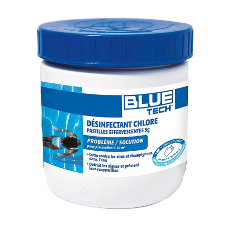 Désinfectant chlore Blue Tech 500g