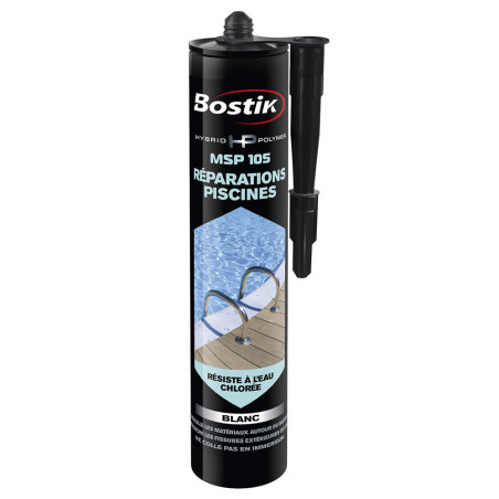 Mastic réparation piscine MSP 105 Bostik 290ml