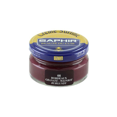 Crème Surfine cuir bordeaux 50ml Saphir