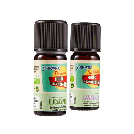 Coffret 2 huiles essentielles lavandin & eucalyptusThe Fabulous Starwax 2x10ml