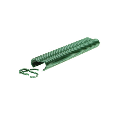 Boite 1600 agrafes de grillage VR22 revetement en plastique vert - Rapid