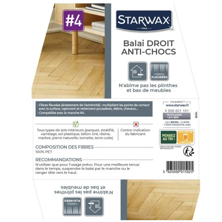 Balai droit antichocs Starwax