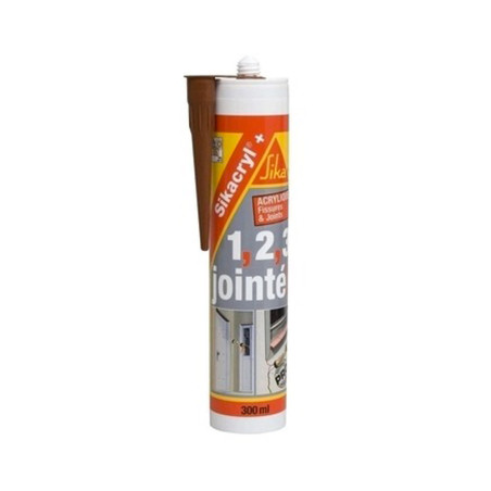 Mastic acrylique chêne Sikacryl+ 300ml Sika