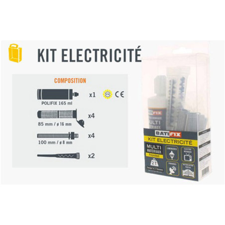 Kit scellement chimique électricité en boite - Batifix