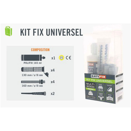 Kit scellement chimique universel en boite - Batifix