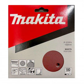 Disques abrasifs pour meuleuse Makita - 125 mm - Grain 24 - Lot de 5