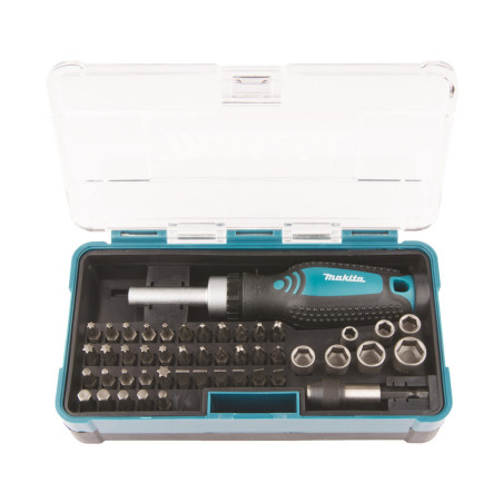 Coffret tournevis à cliquet + 46 accessoires - Makita