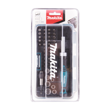 Coffret tournevis à cliquet + 46 accessoires - Makita