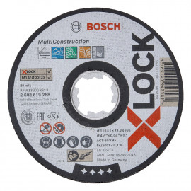 Disque à tronçonner diamanté X-LOCK EXPERT Ø125mm 