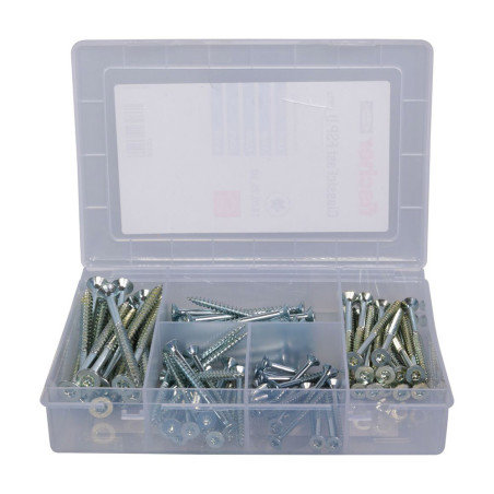 Coffret vis agglo Torx 20-25-30 ClassicFast 110pcs - Fischer