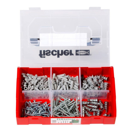 Coffret fixations tout-en-un FIXtainer 240pcs - Fischer