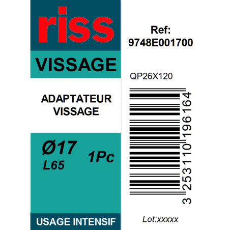 Noix de serrage magnétique Ø17 x 65mm - Riss