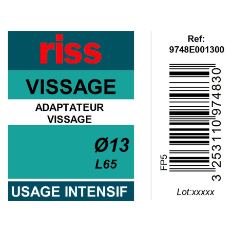 Noix de serrage magnétique Ø13 x 65mm - Riss