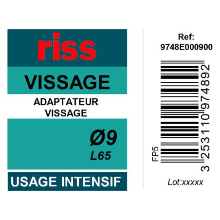 Noix de serrage magnétique Ø9 x 65mm - Riss