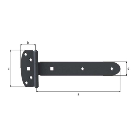 Penture anglaise 391mm Ovado - Alberts