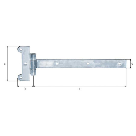 Penture festonnée 291 x 51 x 115mm - Alberts