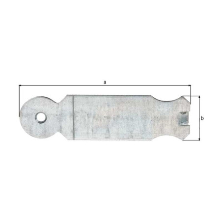 Patte à scellement 110 x 30mm - Alberts