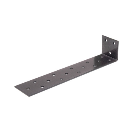 Boite 10 équerres à beton 205 x 40 x 40mm brun noir diamant Duravis - Alberts