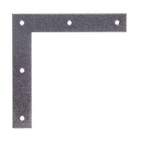 Boite 40 équerres à beton 120 x 120 x 20mm noir diamant Duravis - Alberts